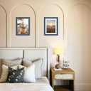 5x7 Picture Frame with 4x6 Mat, Display 4x6 with Mat or 5x7 Without Mat, Wood 5 by 7 Photo Frame, 5 x 7 Frame for Wall Hanging and Tabletop Display, Navy Blue