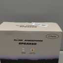 Outdoor Speakers, Portable Wireless Speaker with Flame Lights, Multi-Sync up to 100 Speakers Auto-Pairing HD Stereo Sound Waterproof, Hook for Patio Yard Porch, Gifts for Men Women