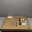 Babelio Baby Gate for Stairs, Kitchen & Doorways, No Bottom Bar| One-Handed Operation| Auto-Close| Hardware Mount (Drill Needed) Safety Dog/Pet Gate (Black - B17, 26-43" W, 28" H)