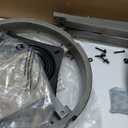 Ball & Cast Upholstered Swivel Counter Stools Kitchen Bar Stools 24" Seat Height Wooden Stool Chair, Cream White Set of 1