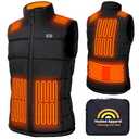 Weamest Heated Vest for Men Women with 16000mAh 7.4V Battery Pack Included, Size Adjustable Heated Vests for Winter Outdoor Hunting Skiing Camping XXL-3XL