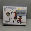 2 Pack Bow and Arrow for Kids, LED Light Up Archery Set with 24 Suction Cup Arrows, 1 Standing Target, 6 Score Targets & 2 Quiver, Indoor Outdoor Sport Gifts for Boys Girls Ages 4-8