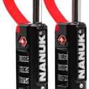 NANUK TSA Approved Locks 2-Pack Durable, Secure Travel Case Lock with Cut-Resistant Steel Shackle & Rustproof (Black)