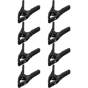 Heavy Duty Metal Spring Clamps: 8-Piece for Woodworking Spring Clamps 6-inch Tarp Clamps Heavy Duty Clips Spring Clips Metal Clamp for Pool Cover Backdrop Stand Clamps