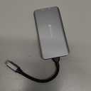 Reborn USB-C Docking Station Dual Monitor Adapter, Laptop Docking Station 3 Monitors Triple Display USBC Hub Dongle to 4K60Hz HDMI+DP,3 USB3.0,100W PD,USB C Data,8-in-1 Dock for Dell,HP,Lenovo,Surface