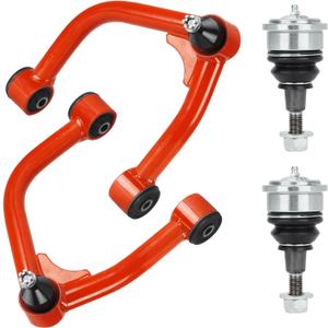 Front Upper Control Arms w/Ball Joints Lift 2-4" for Toyota Tundra 2007-2021, Sequoia 2008-2022, Adjustable Suspension Kit