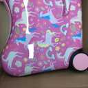 Pink Rainbows And Unicorns Ride-On 18" Suitcase For Kids & Toddlers