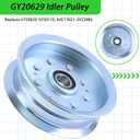 2 Pack GY22172 Idler Pulley John Deere with GY20629 Idler Pulley John Deere Replaces GY22082 Idler Pulley John Deere, GY20110, AUC17621, GY20067 for John Deere D140, D160, LA145, E170 Deck