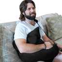 Shoulder Surgery Pillow - Pain Relief for Torn Rotator Cuff, Broken Arm, Dislocated Shoulder & Post-op Care - After Surgery Recovery Healing & Side Sleeping Arm Support Pillow with Strap and Soft Pad