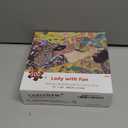 Lady with Fan 500 Piece Puzzles for Adults by Artist Gustav Klimt, Famous Painting 500 Piece Puzzle, Challenging Puzzle Perfect for Game Nights(27 x 20)