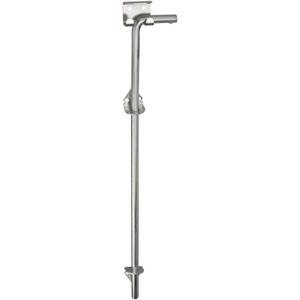 National Hardware N151-985 Gate Cane Bolt 5/8 in x 24 in Zinc Plated with WeatherGuard Protection Heavy Duty Surface Bolt Latch for Wood Gates and Doors Variable Throw