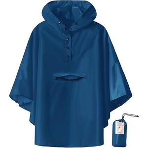 SaphiRose Lightweight Kids Rain Poncho Jacket Waterproof Outwear Rain Coat, Size 7-9Y