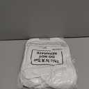 Toulite 30 Pcs White Bibs for Baby Washable Reusable Waterproof Cotton Feeder Bibs with Double Sided Design for Baby Shower Activity and Gifts