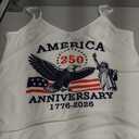 Ibeauti American Flag Tank Tops for Women 4th of July Outfits Camisoles Patriotic 250th Anniversary USA Shirts Medium