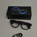 AI Smart Glasses with 8MP Camera, Continuous 12-Min 1200P Video Recording, Real-Time Translation & Voice Assistant, Open-Ear Bluetooth Audio for