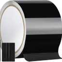 4IN X 30FT Gloss Black Vinyl Wrap for Chrome Delete Window Trim Car Door Sill Protector with Air Release Channel Including Vinyl Wrap Tool Kit