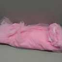 6FT Length Pink Tulle Table Skirt for Rectangle Tables 2-Layer Ruffle Tulle Tutu Cloth Desk Table Skirt for Baby Shower Princess Birthday Party Cake Dessert Gender Reveal Decorations