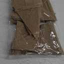 GCQQ Burlap Banner Pre-Strung, 65Ft 60 Pcs Burlap Pennant Banner, Blank Burlap Banner, 5"x6.5" Customizable Burlap Banner for Holidays, Wedding, Baby Showers, Birthday Decoration (Brown)