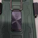 VEGO for Galaxy Z Fold 6 Case with Belt Clip Holster, 360Ring Magnetic Kickstand & Camera Cover & Front Screen Protector & Hinge Protection Shockproof Armor Case for Samsung Z Fold 6 - Green
