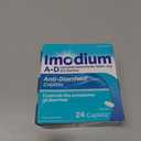Imodium AD Diarrhea Relief Caplets with Loperamide HCl, AntiDiarrheal Medicine to Help Control Symptoms of Diarrhea Due to Acute, Traveler's Diarrhea, HSA/FSA Eligible, 24 ct By MAR 2028