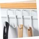 Veemoon Over Door Ironing Board Hanger - 2 Pcs White Iron Board Holder for Easy Storage - Space Saving Design for Laundry Room Kitchen and Bathroom Organization