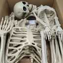 5.4Ft & 3Ft Skeleton for Halloween Decoration