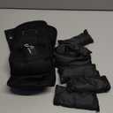 Sportneer Adjustable Ankle Weights Set - 1 Pair (2-10 lbs) Removable Sandbags for Women & Men, Comfortable Neoprene Leg Weights for Walking, Running, Pilates, Yoga, Home Workout & Physical Therapy (Black)