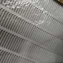 HVAC Premium 32'' x 32'' [Duct Opening] Flat Stamped Steel Return Air Grille - Sidewall and Ceiling - HVAC Vent Duct Cover - White [Outer Dimensions: 33.75''w X 33.75''h]