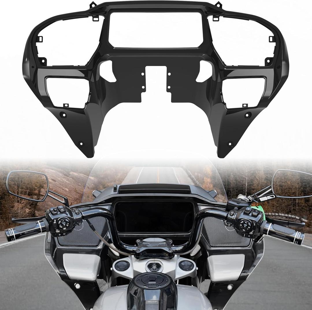 Front Inner Fairing for CVO Road Glide 24-25, Black Speedometer Cover Inner Fairing for Harley CVO Road Glide 2023-2025 CVO Road Glide ST 2024-2025 Road Glide 2024