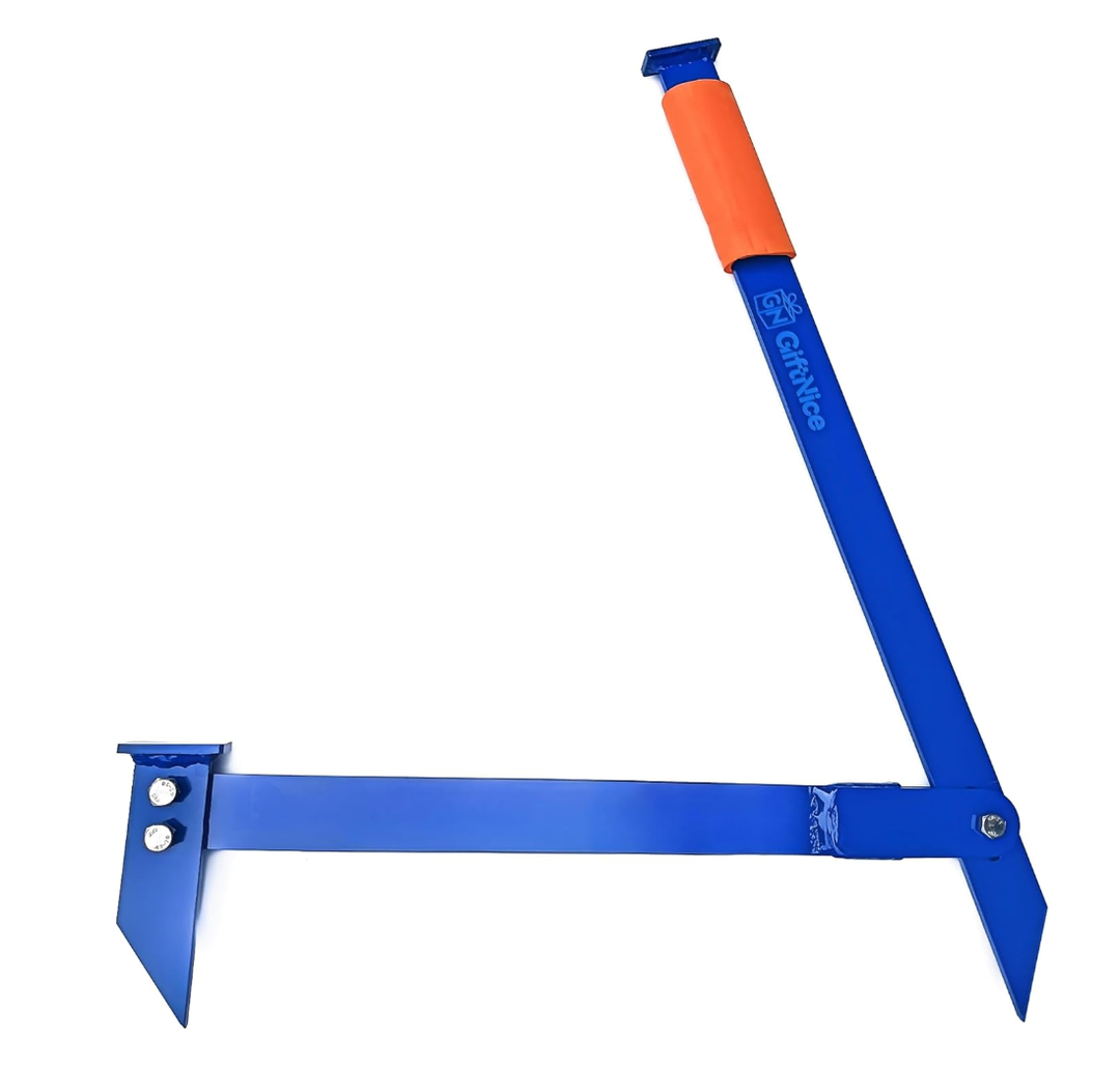 Heavy-Duty Steel Framing Puller, Construction Demolition Tool with High-Traction Grip for Wood Framing and Building Tasks