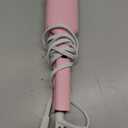 Curling Iron Hair Crimper Waver, Beach Waves Curling Wand, Waver Hair Tool, Double Voltage, Easy to Use, Pink, 1.25 Inch