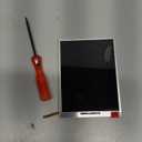 Rinbers Bottom LCD Screen Part Lower Display Replacement for Nintendo New 2DS XL LL Console with Opening Tool