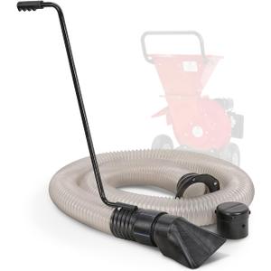G Wood Chipper Shredder Mulcher Leaf Vacuum Kit 4 Inch x 10 Foot Heavy Duty Accessory for GreatCircle (B075SG6372), Landworks (B07JZH2FHW), SuperHandy (B07N137XQN) (Chipper NOT Included)