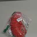 PerkHomy Cotton Rope 3/16" (5mm) 100 ft Multi Purpose Utility Diamond Braided Cord, Natural Cotton for Clothes Line Camping Crafting Flag Pole, Red