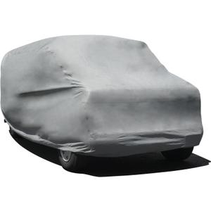 Budge Duro 3 Layer Van Cover, Water Resistant, Scratchproof, Dustproof Cover, Fits Vans up to 19'6", Gray