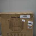 150" Extra Wide Baby Gate, Play Yard Child Safety Gate, Dog Gates with Auto-Close Door, Double Locking System for The House Doorways, Fireplace, Kitchen, 6-Panels, 30" Tall (White)