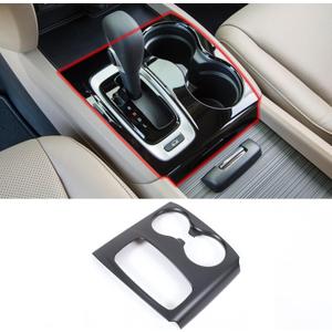 Gear Shift Panel Cover Trim for Honda Pilot 2016-2020/ Honda Ridgeline 2017-2019, ABS Automotive Center Consoles Cup Holder Cover Protector Accessories (Matte Black)