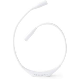Lumos Knitting Light, Crafter Light Around Neck for Knitters and Crocheters, 3 Colors & Adjustable Brightness. Portable, Wearable, Rechargeable&Long Lasting (White)