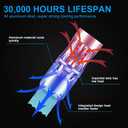 7443 LED Bulb Red, Brake Light Bulb Rear Tail Light Blub Super Bright, 7440 T20 LED Bulb Parking Light Stop Light Bulbs Replacement Lamp for Cars RV (2 Packs)