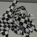 Piokio 100ft Black and White Checkered Flag Banner Racing Birthday Decorations, for Nascar Cars Party Supplies