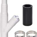 Dishwasher Drain Hose Adapter Kit - With 1/4-inch Quick Connect Fitting for a Water Filter and 7/8-inch Fitting for a Dishwasher  Compatible with ET116-001, D-25QC, DLA-D Dishwashers (1/4-inch)