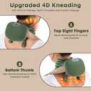 Neck Massager with Heat - Deep Tissue Shiatsu Electric Neck and Shoulder Massager with Fingers, 4D Kneading Design for foot back body, Cordless Masajeador De Espalda Y Cuello, Portable for Travel