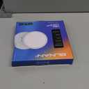 BLNAN LED Flush Mount Ceiling Light, 9 Inch 18W 3000K/4000K/5000K Hardwire Light Fixture, Ultra Thin Round White Lamp for Kitchen Porch Bedroom Hallway Stairwell Basement, Non-dimmable 1 Pack