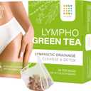 Bruizex Lymphatic Green Tea, Lymphatic Drainage Cleanse & Detox, Natural Herbal Blend for Lymphatic System Health, Post Surgery Recovery Liposuction, BBL, Tummy Tuck, Lipedema & Lymphedema, 30-Pack