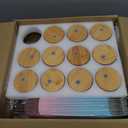 Joyclub 11 Pack Sublimation Glass Cups with Lids and Straws 16oz, Clear Sublimation Glass Tumbler Blanks Beer Can Shaped Mugs for Iced Coffee Smoothie Soda Boba Tea Cocktail Gift