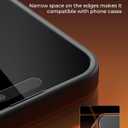 UNBREAKcable 2PCS Screen Protector for iPhone 16 Pro Max - 1 Privacy Tempered Glass+1 Clear Glass Double Shatterproof [Installation Frame] [9H Hardness] [Case Friendly] Anti-Scratch iPhone 6.9 inch