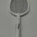 Lulu Home 2-in-1 Electric Bug Zapper Racket, 3000V High Voltage LED Lighted Handheld Mosquito Swatter with 3 Layer Safety Mesh, USB Charging Portable Fly Killer Racquet for Indoor Outdoor Use