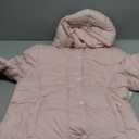 Amazon Essentials Girls' Long Heavyweight Hooded Puffer Jacket, Light Mauve, X-Large