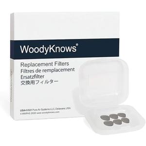Replacement Filters of WoodyKnows Ultra-Breathable Nasal Filters (Replacement Filter-Narrow 24 Pairs, XL)
