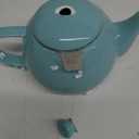 Sweese Teapot, Porcelain Tea Pot with Stainless Steel Infuser, Blooming & Loose Leaf Teapot - 27ounce, Turquoise (27oz)